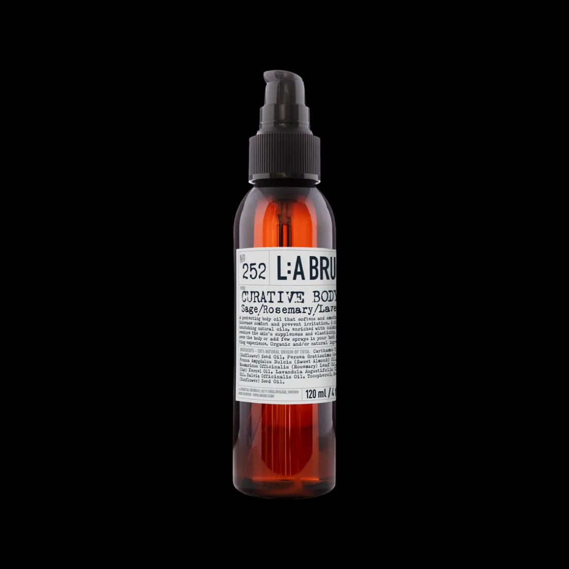 L:a Bruket 252 Curative Body Oil 120ml Best