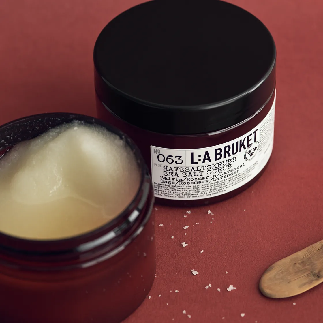 L:a Bruket 063 SS Scrub Sage/Rosemary/Lavender 420gr New