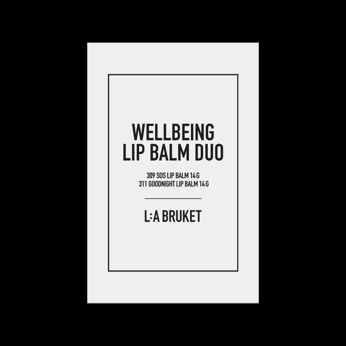 L:a Bruket 324 Wellbeing Lip Balms Duo Hot