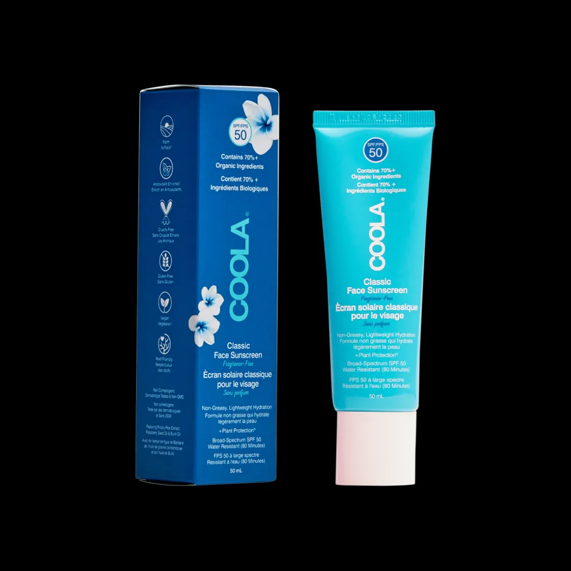 COOLA Suncare Classic Face Lotion SPF 50 Unscented 50ml Sale