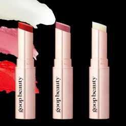 Goop Clean Nourishing Lip Balm Trio Clear/Tomato/Peony Outlet