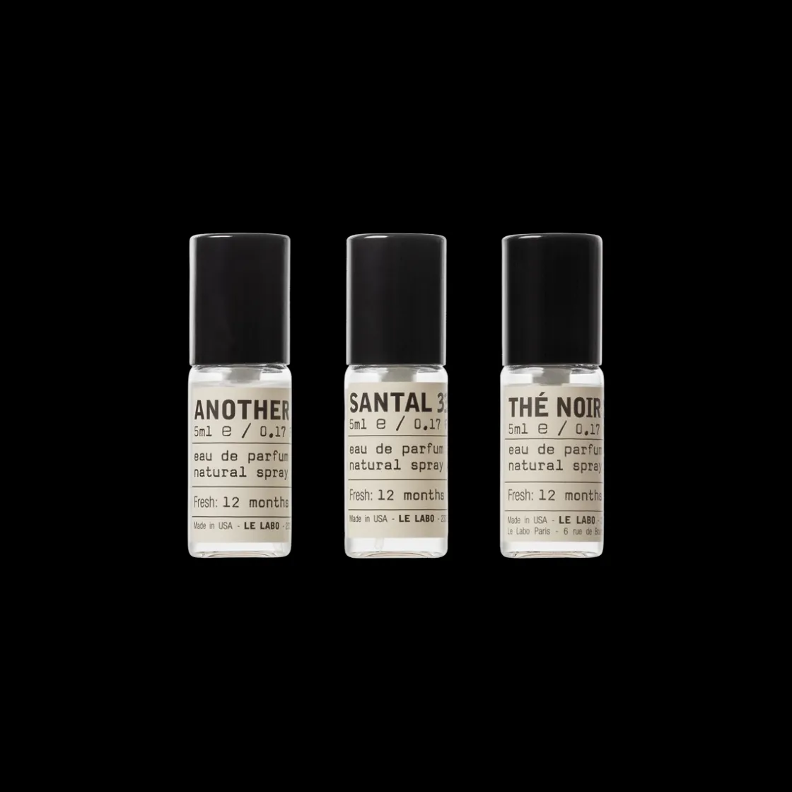 Le Labo fragrances Discovery Set Eau de Parfum 3x5ML New