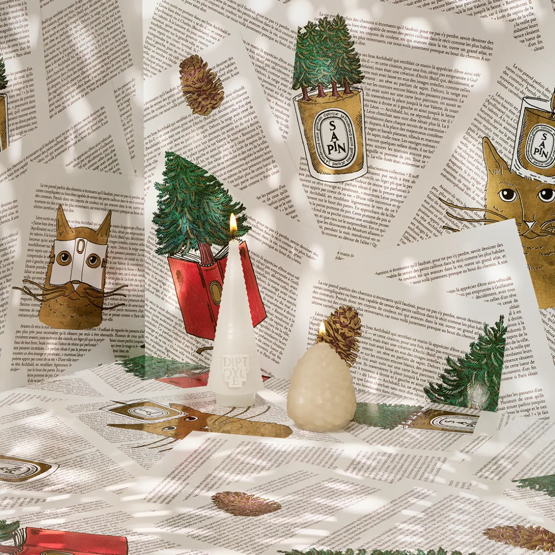 Diptyque Duo Set Molded Wax Candles