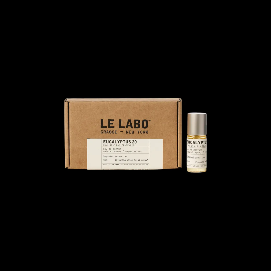 Le Labo fragrances Eucalyptus 20 Eau de Parfum 15ml New