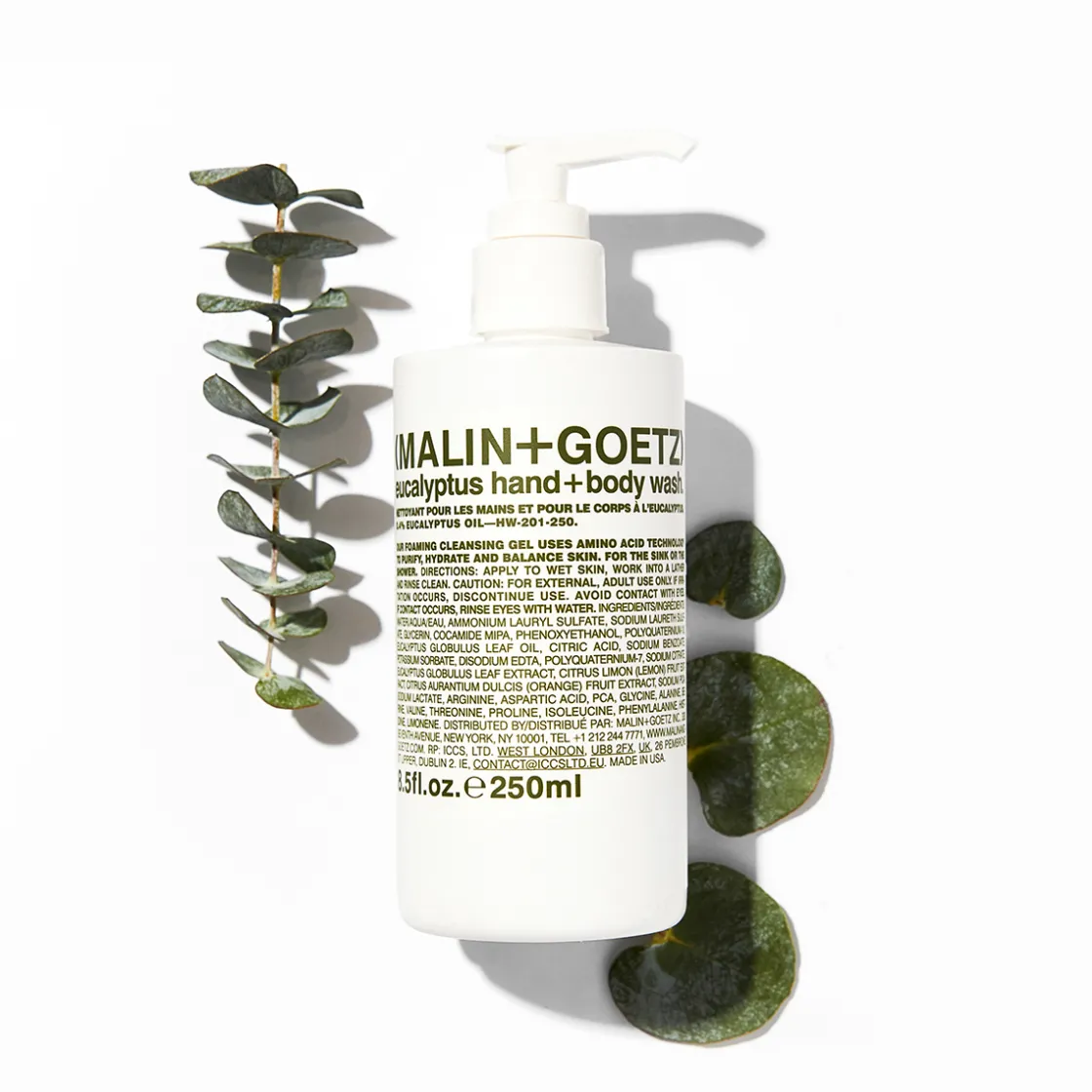MALIN+GOETZ Eucalyptus Hand + Body Wash 250ml Hot