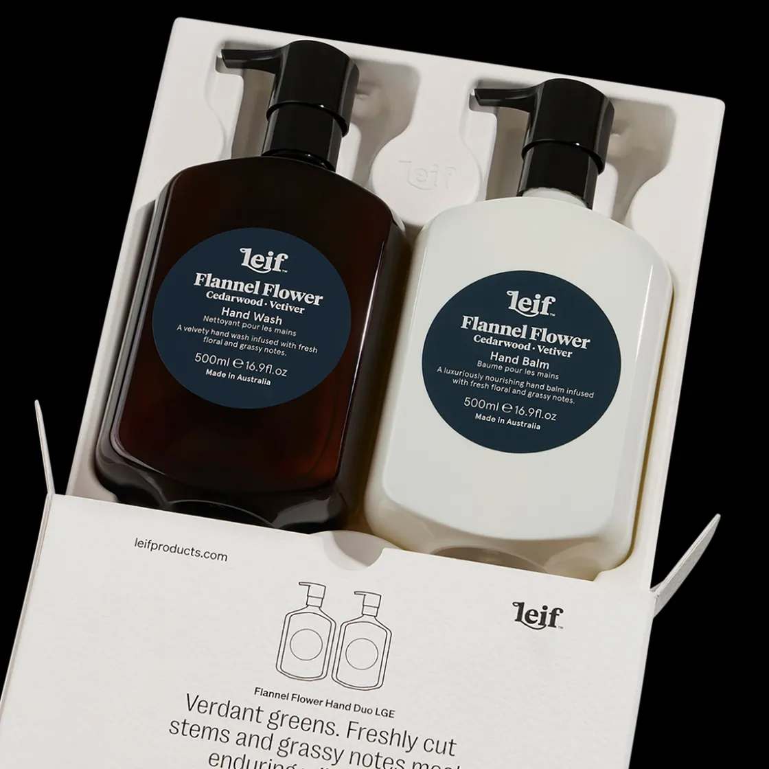 Leif Flannel Flower Hand Duo Large Hot