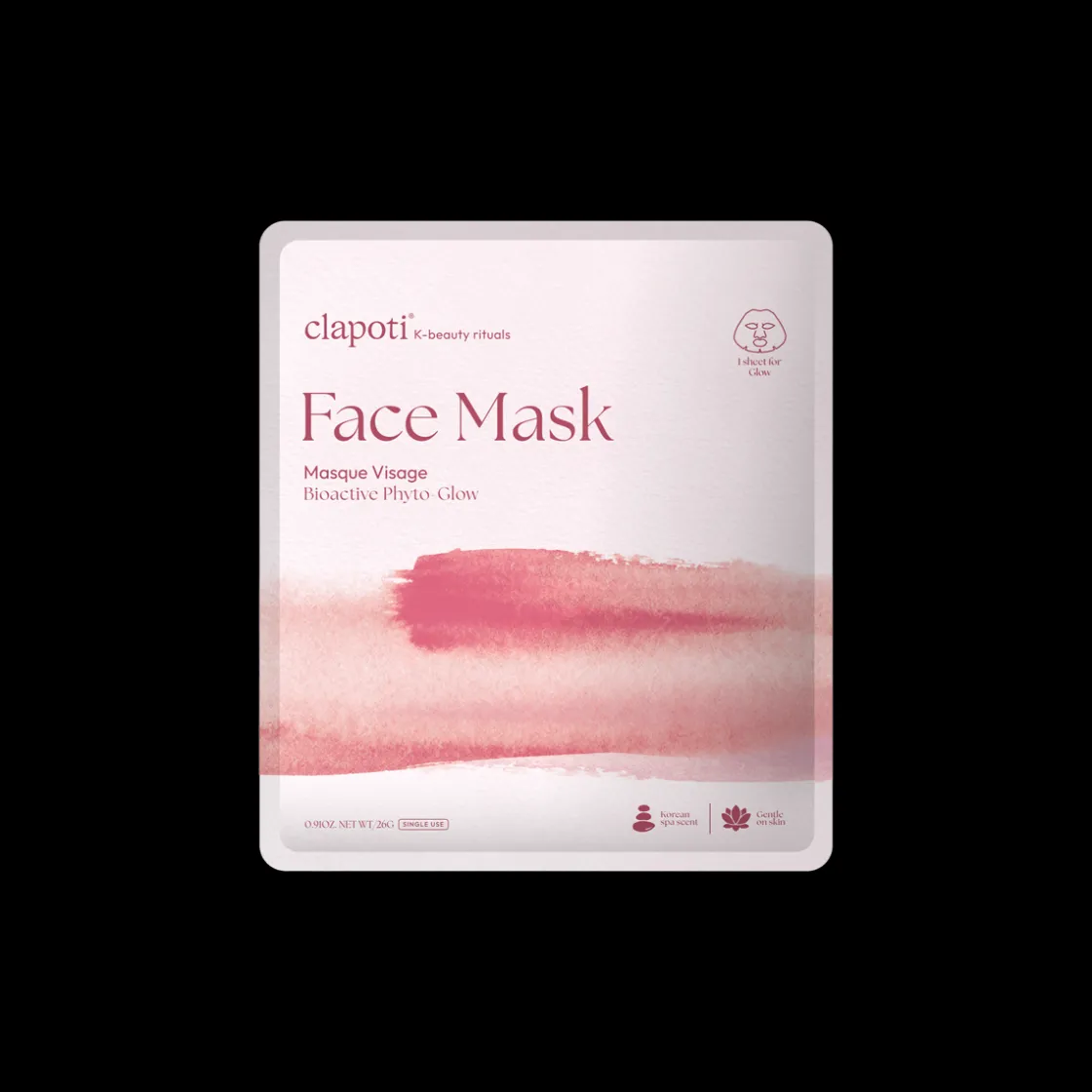 Clapoti Glow Face Mask 26gr Discount