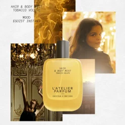 L’atelier Parfum Hair & Body Mist Tobacco Volute 50ml New