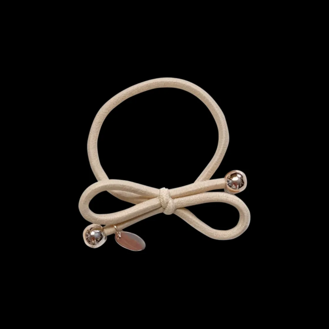 IA BON Hair Tie with Gold Beige