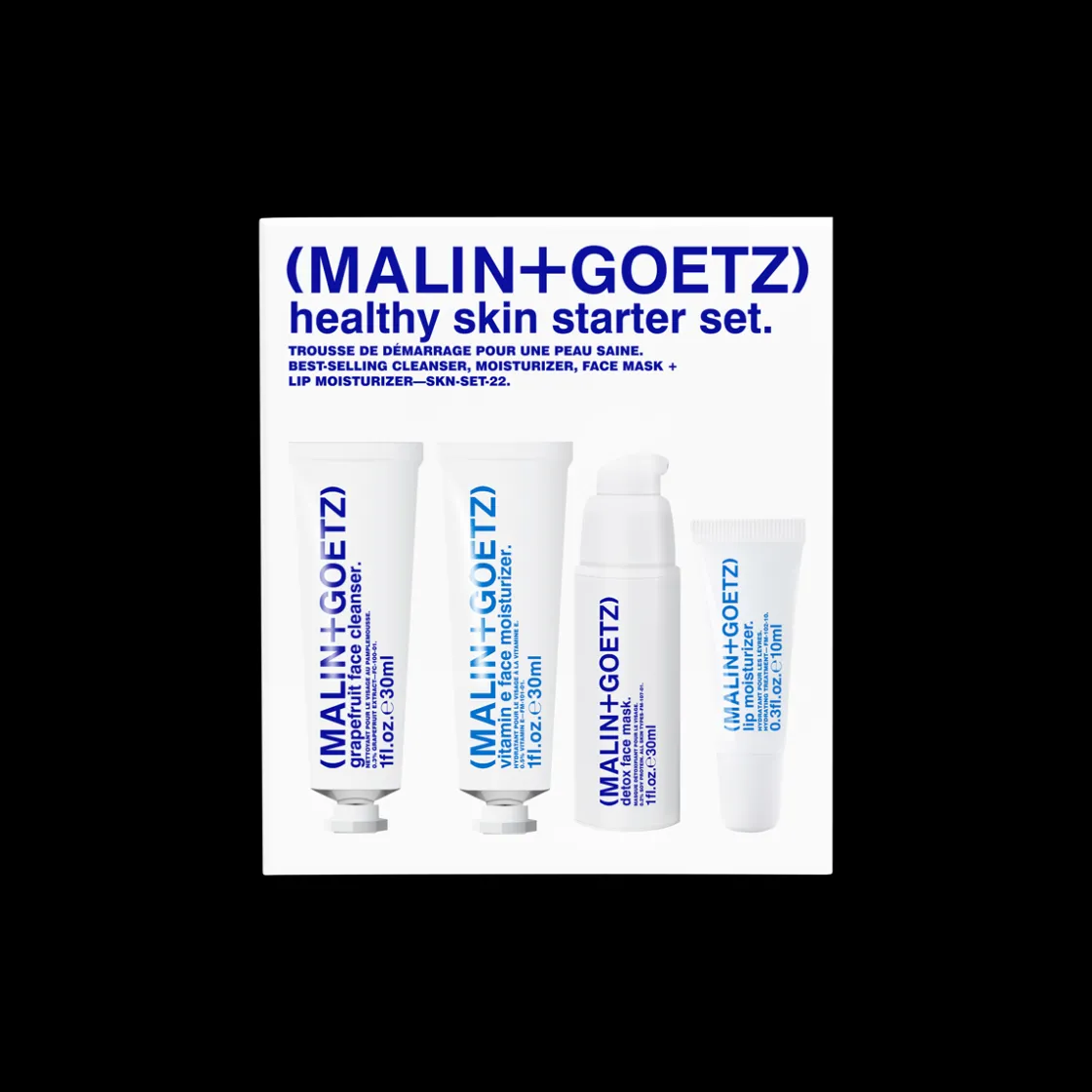 MALIN+GOETZ Healthy Skin Starter Set New