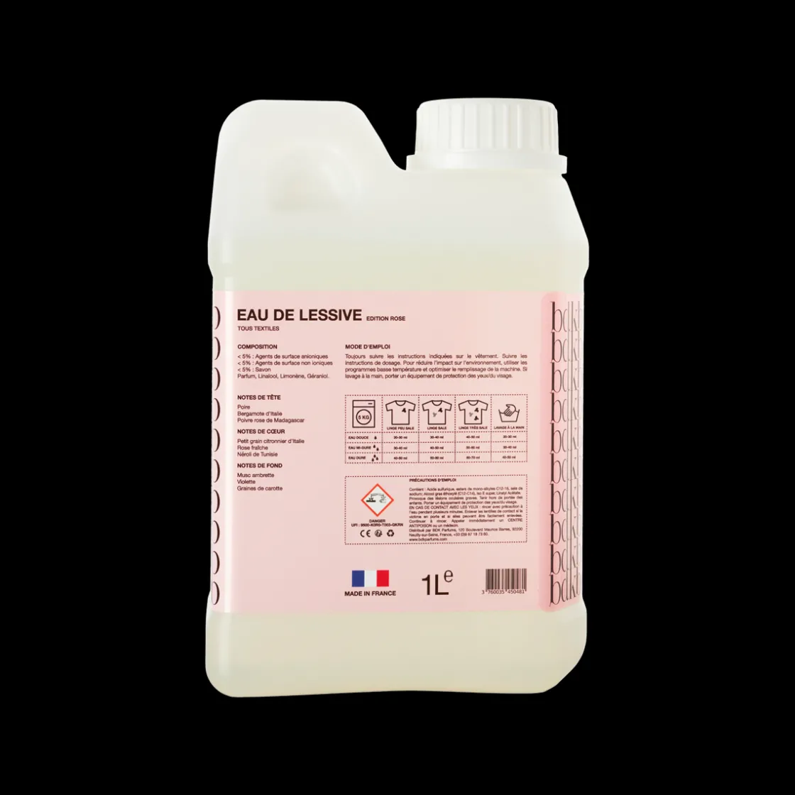 BDK Parfums Laundry Detergent Eau de Lessive Rose 1000ml Outlet