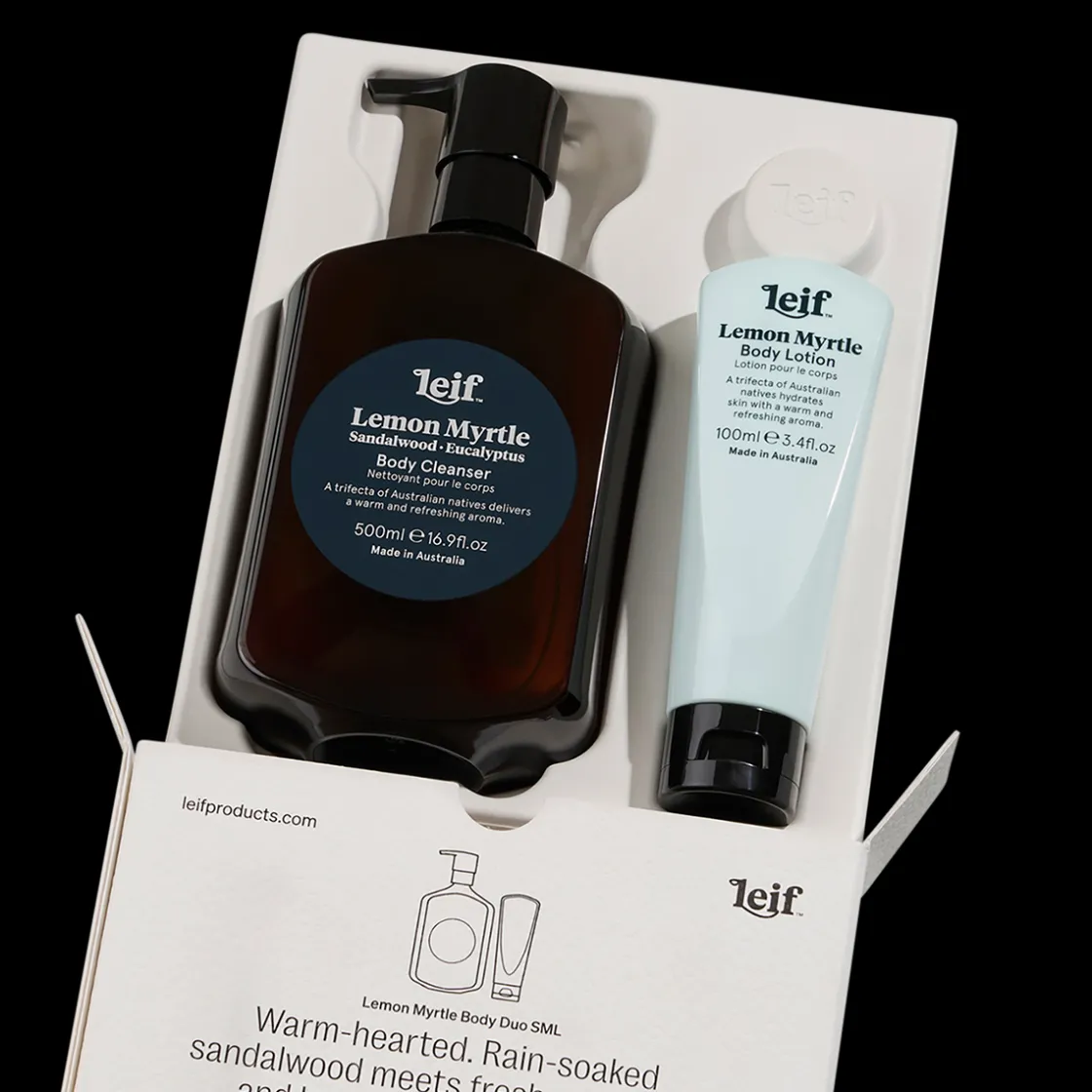 Leif Lemon Myrtle Body Duo Small Hot