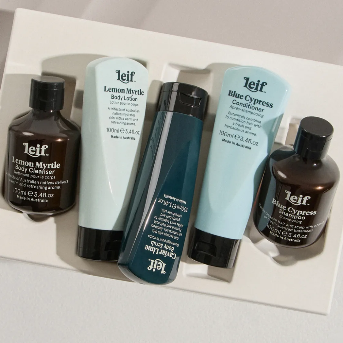 Leif Lemon Myrtle Travel Set