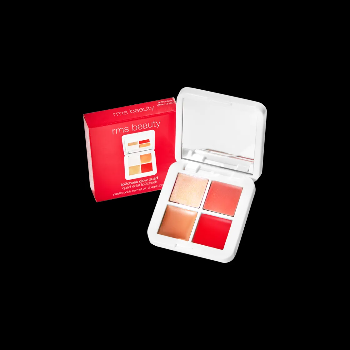 RMS Beauty Lip2Cheek Glow Quad Mini New