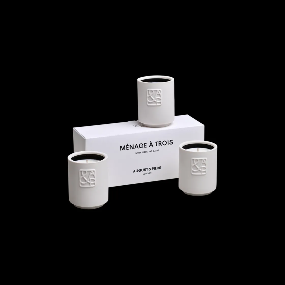 AUGUST&PIERS Mini Candle Trio Gift Set Best
