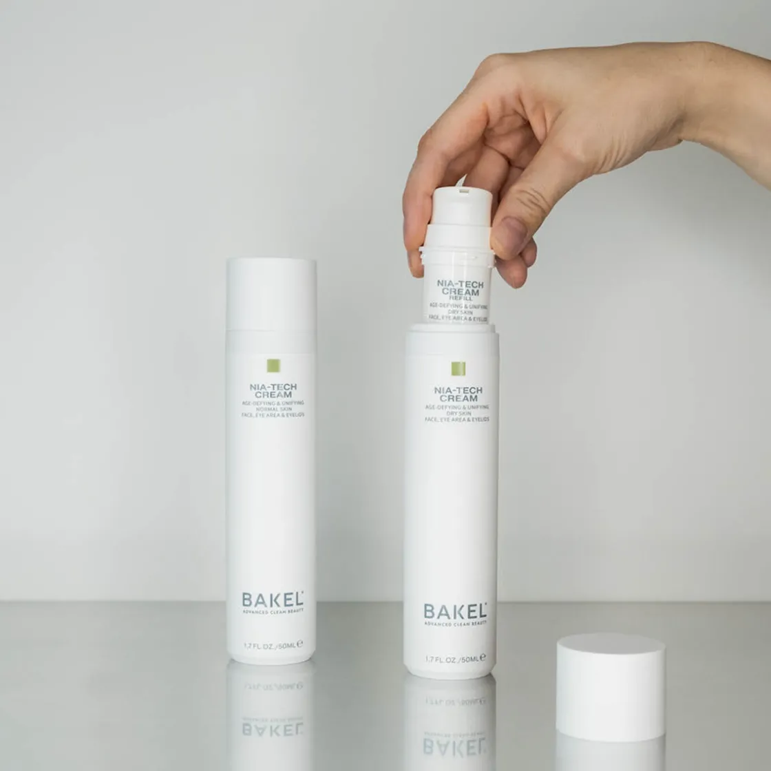 Bakel Nia-Tech Cream Normal Skin Case & Refill 50ml Hot