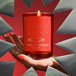 D.S. & DURGA Portable Fireplace Scented Candle L.E. 198gr Hot