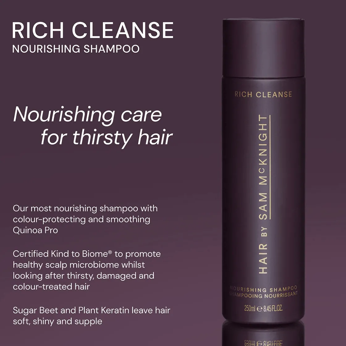 Hair by Sam McKnight Rich Cleanse Nourishing Colour Shampoo 250ml Discount