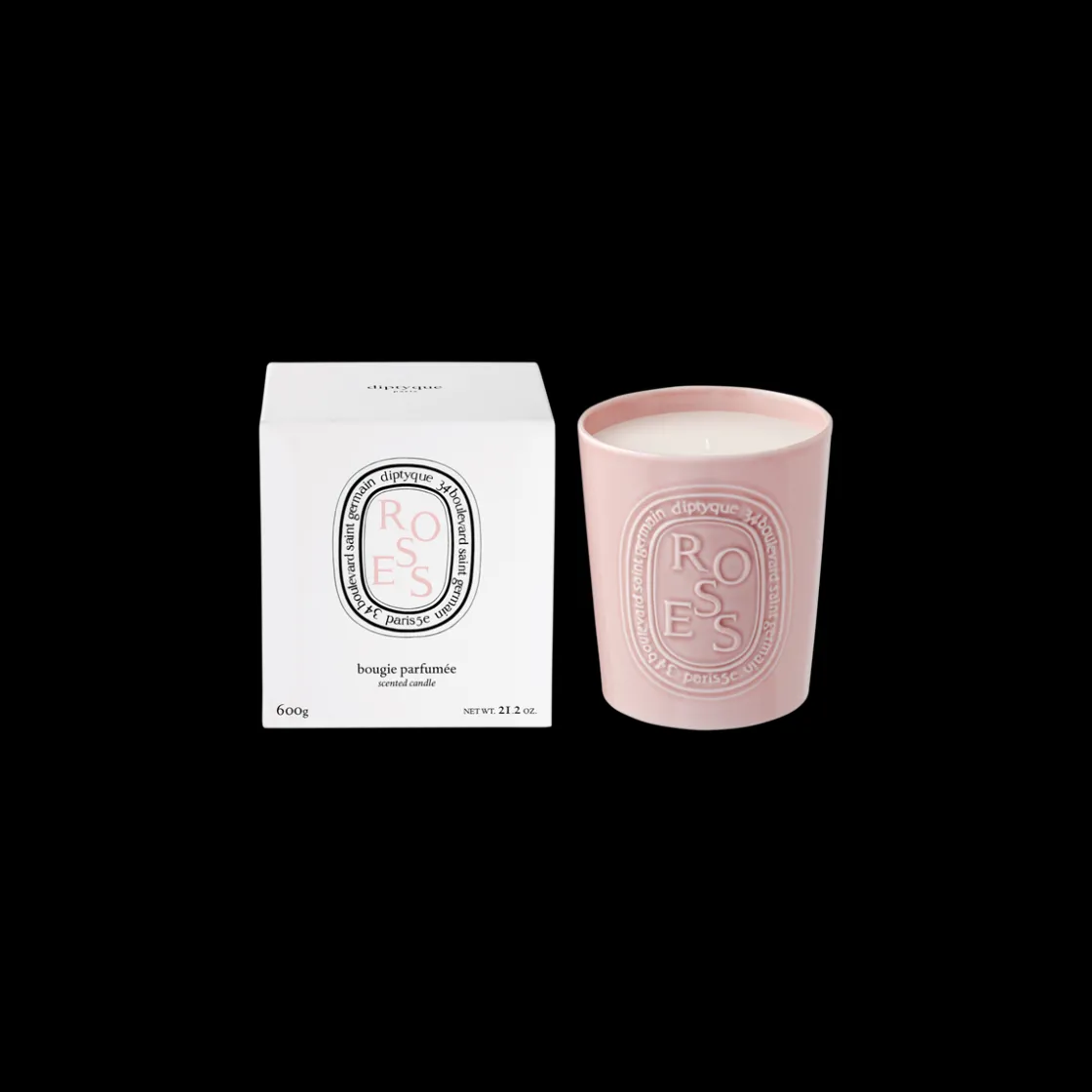 Diptyque Roses Scented Candle 600gr Outlet