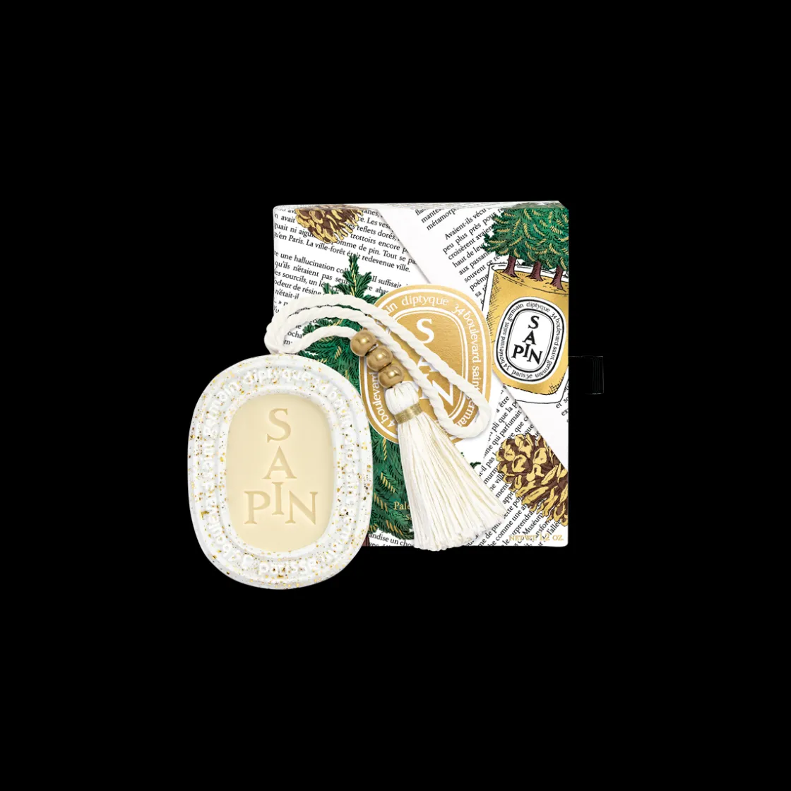 Diptyque Sapin Scented Oval 35gr New