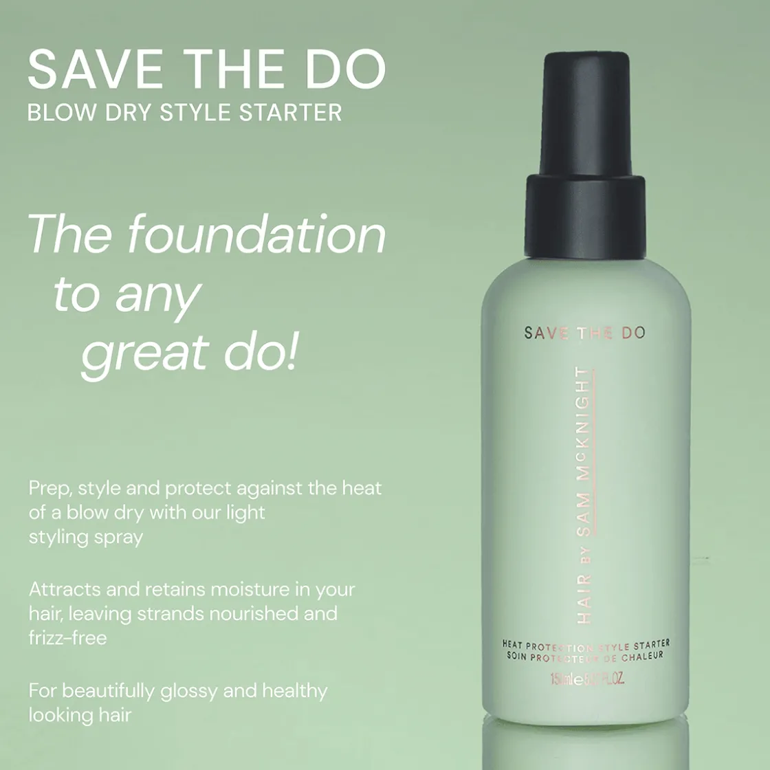 Hair by Sam McKnight Save the Do Heat Protection Spray 150ml Hot