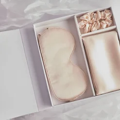 Dore & Rose Silk Sleep Bundle Champagne Hot