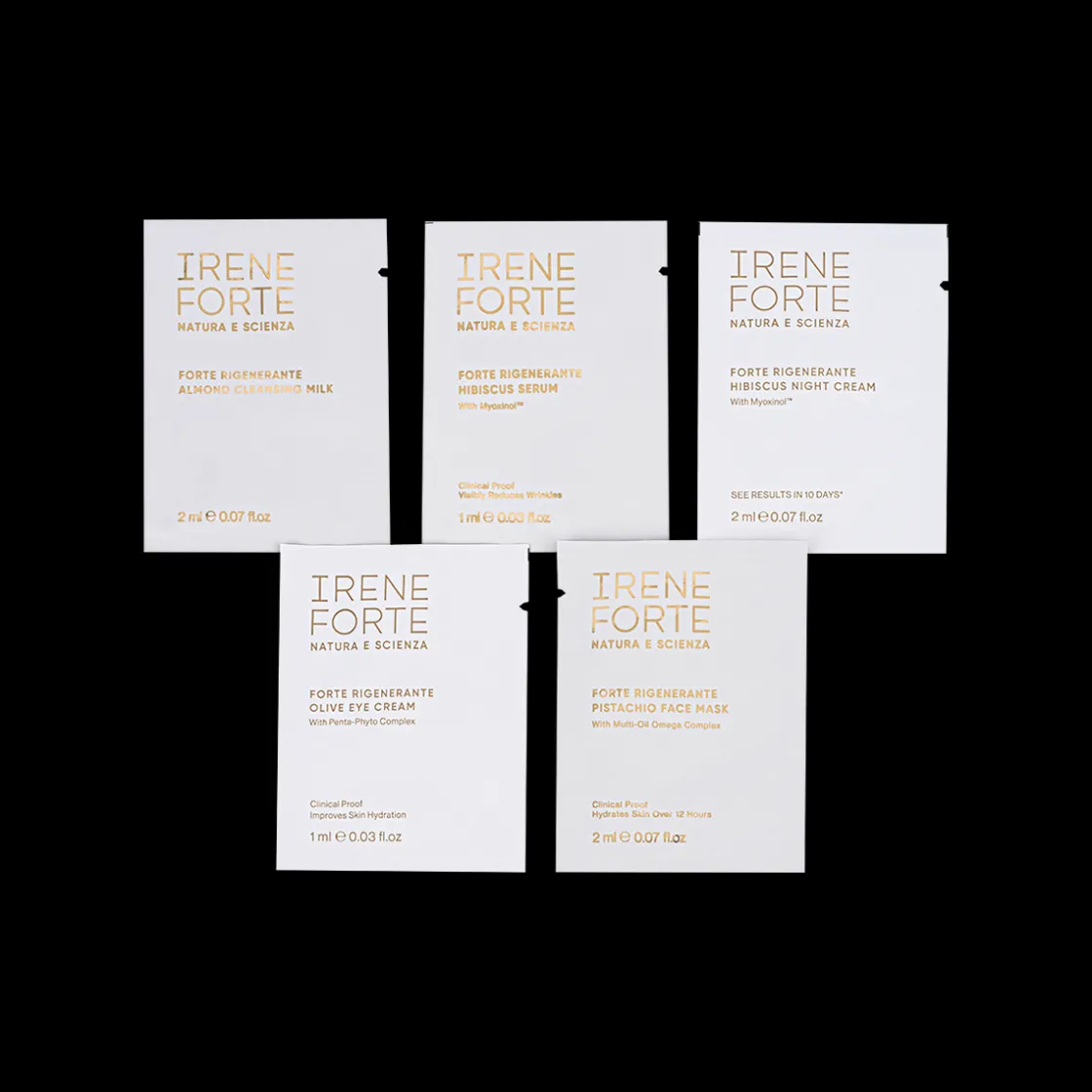 Sample service Skincare Sample Set Irene Forte Discount