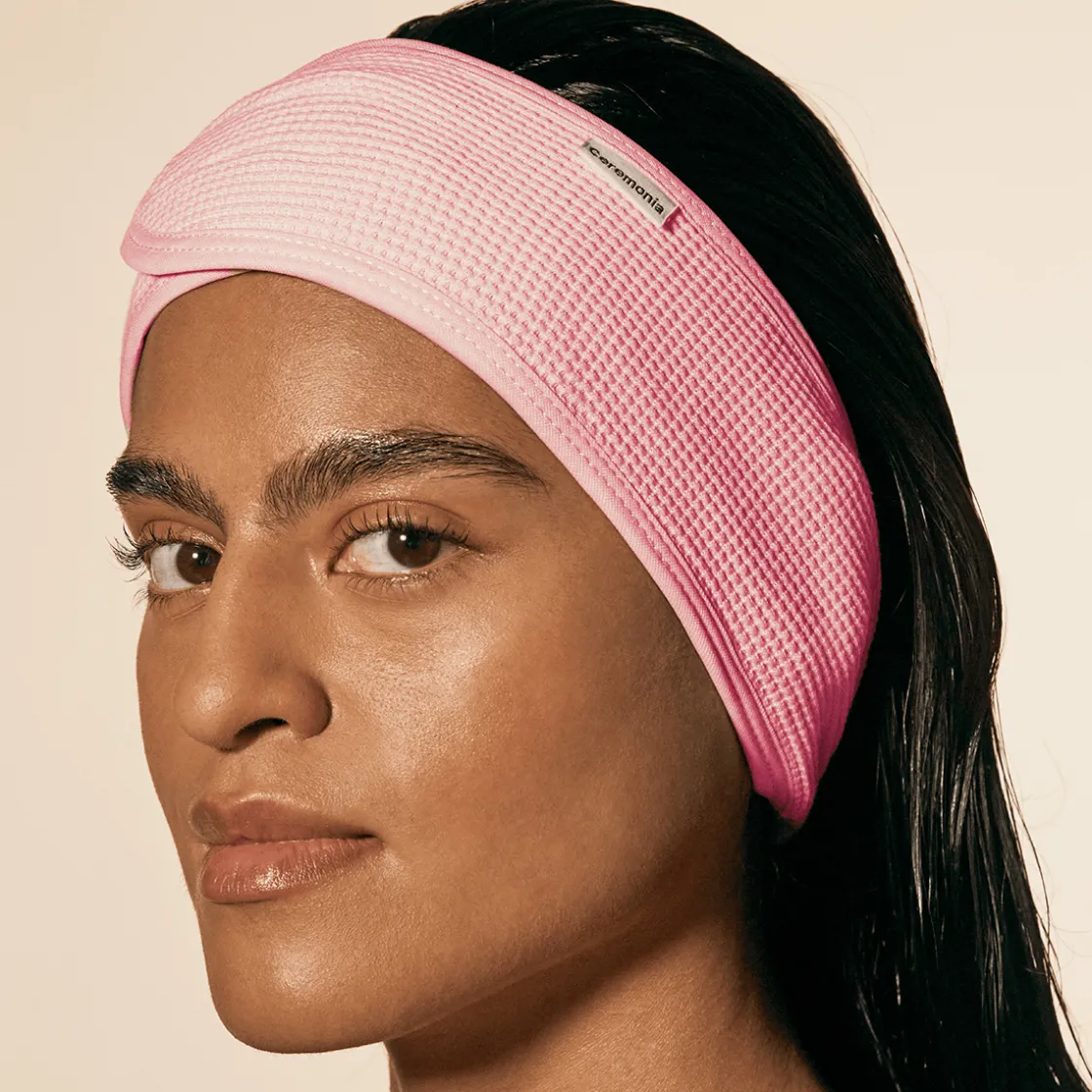Ceremonia Spa Headband - Guava Pink New
