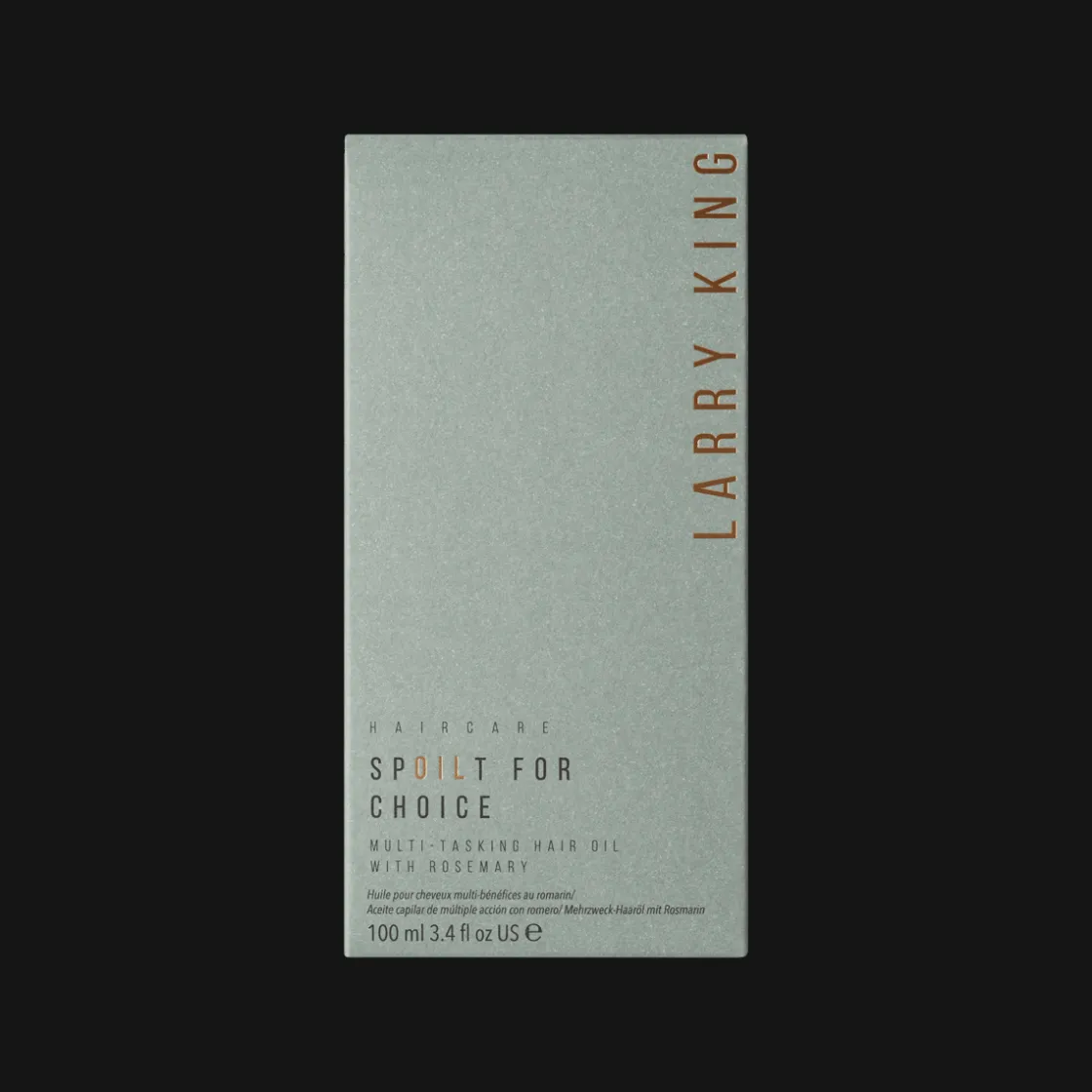 Larry King Haircare Spoilt For Choice Hair Oil 100ml Outlet