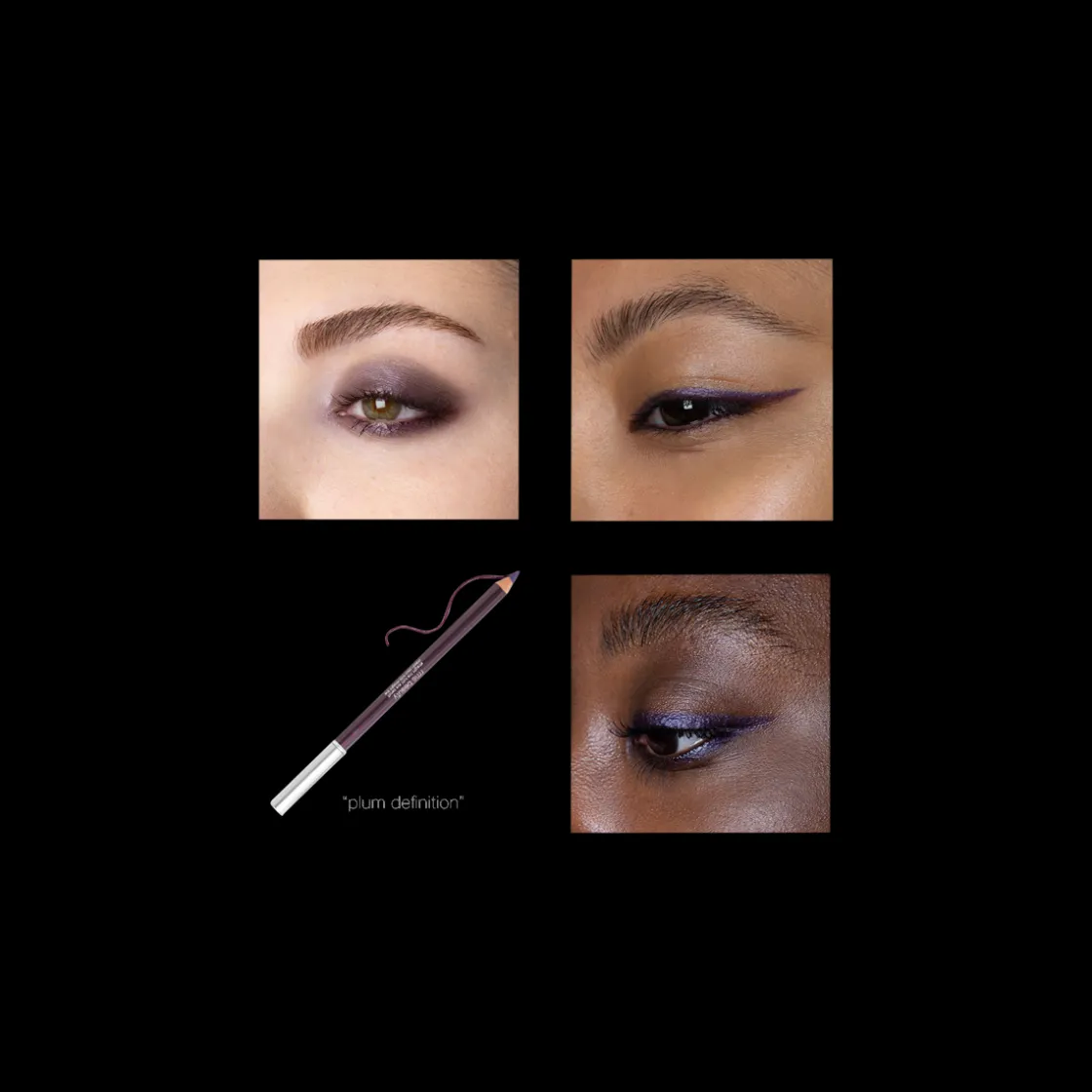 RMS Beauty Straight Line Kohl Eye Pencil Plum Definition New