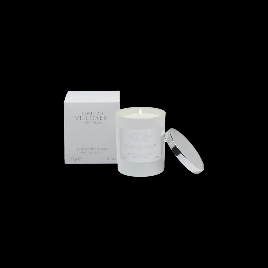 Lorenzo Villoresi Teint de Neige Scented Candle 190gr Hot
