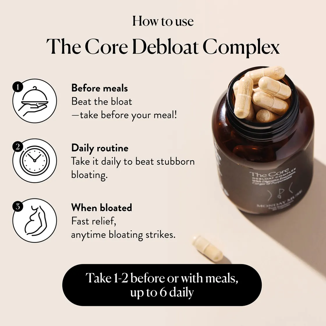 Monday Muse Skin The Core Debloat Complex 60pcs Sale