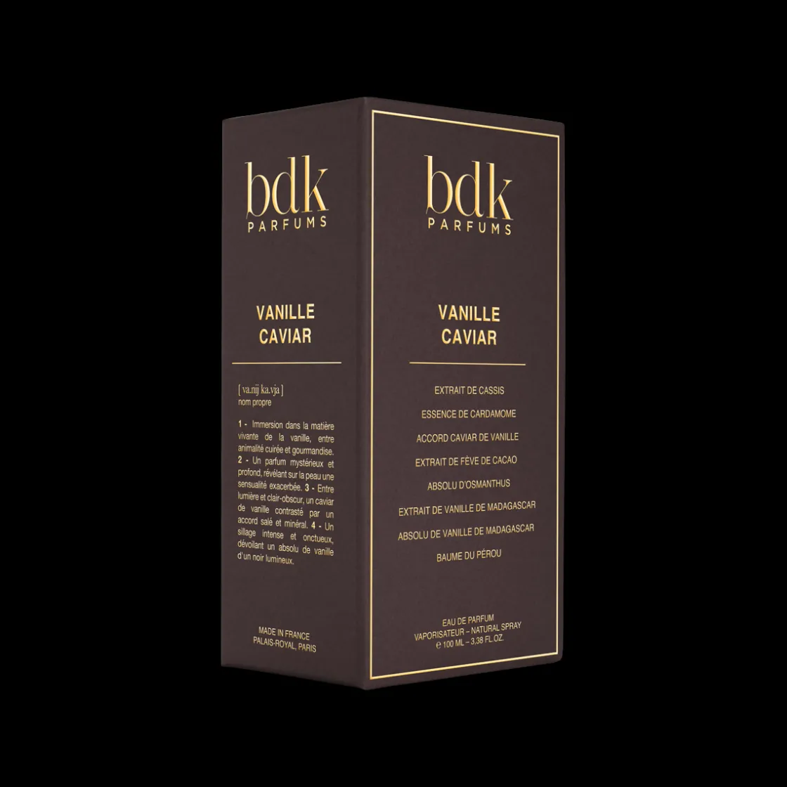 BDK Parfums Vanille Caviar Eau de Parfum 100ml New