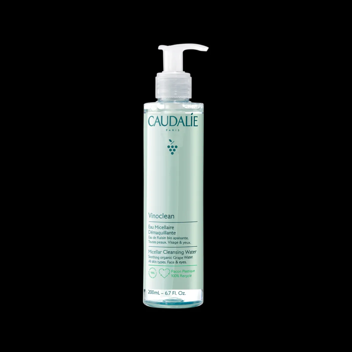 Caudalie Vinoclean Micellar Cleansing Water 200ml Clearance